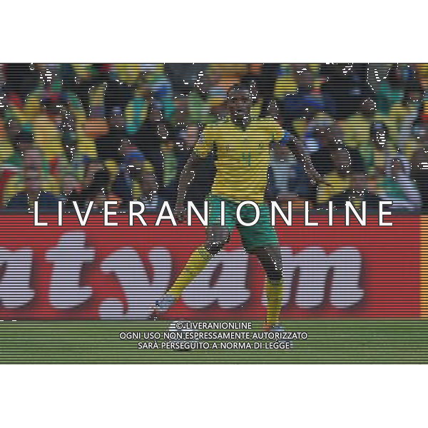 Fifa World Cup Sud Africa 2010 Match #1 Johannesburg (Soccer City Stadium) - 11.06.2010 Sud Africa-Messico Nella Foto:Mokoena Aaron /Ph.Vitez-Ag. Aldo Liverani