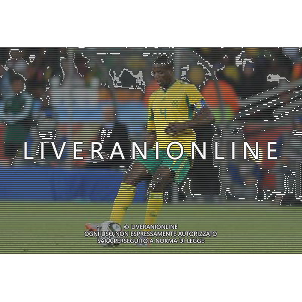 Fifa World Cup Sud Africa 2010 Match #1 Johannesburg (Soccer City Stadium) - 11.06.2010 Sud Africa-Messico Nella Foto:Mokoena Aaron /Ph.Vitez-Ag. Aldo Liverani