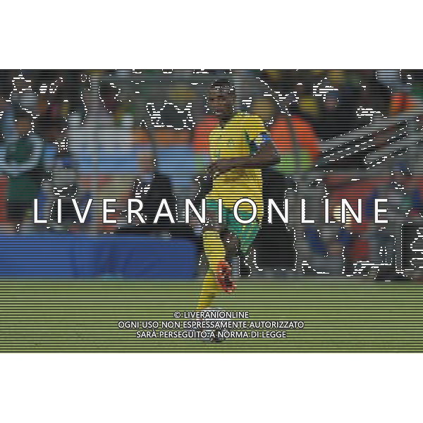 Fifa World Cup Sud Africa 2010 Match #1 Johannesburg (Soccer City Stadium) - 11.06.2010 Sud Africa-Messico Nella Foto:Mokoena Aaron /Ph.Vitez-Ag. Aldo Liverani