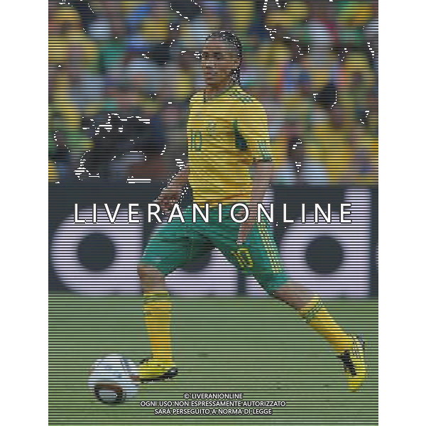 Fifa World Cup Sud Africa 2010 Match #1 Johannesburg (Soccer City Stadium) - 11.06.2010 Sud Africa-Messico Nella Foto:Pienaar Steven /Ph.Vitez-Ag. Aldo Liverani