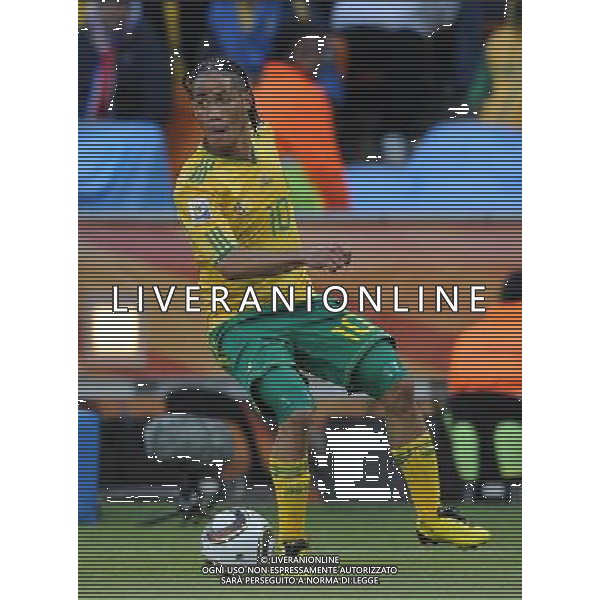 Fifa World Cup Sud Africa 2010 Match #1 Johannesburg (Soccer City Stadium) - 11.06.2010 Sud Africa-Messico Nella Foto:Pienaar Steven /Ph.Vitez-Ag. Aldo Liverani