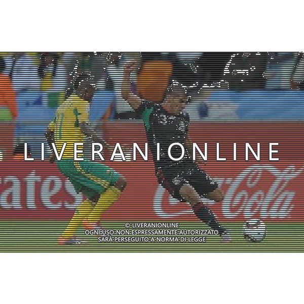 Fifa World Cup Sud Africa 2010 Match #1 Johannesburg (Soccer City Stadium) - 11.06.2010 Sud Africa-Messico Nella Foto:Salcido Carlos /Ph.Vitez-Ag. Aldo Liverani