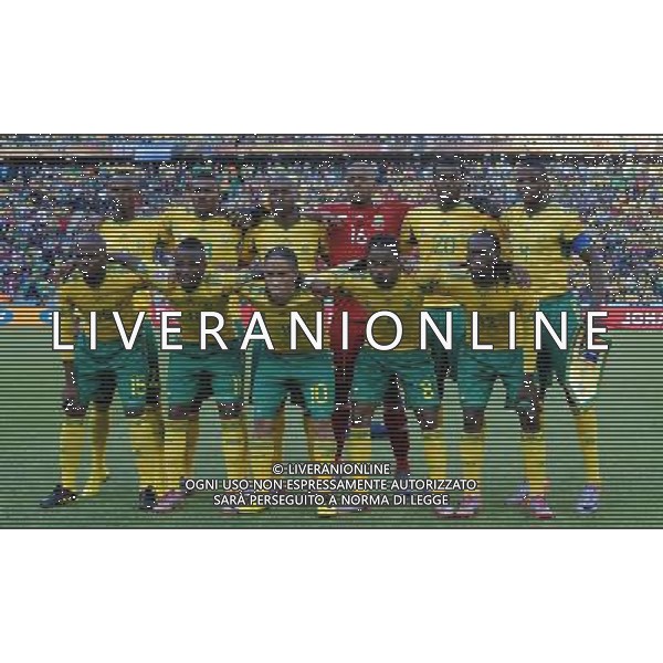 Fifa World Cup Sud Africa 2010 Match #1 Johannesburg (Soccer City Stadium) - 11.06.2010 Sud Africa-Messico Nella Foto:Sud Africa-Squadra Formazione /Ph.Vitez-Ag. Aldo Liverani