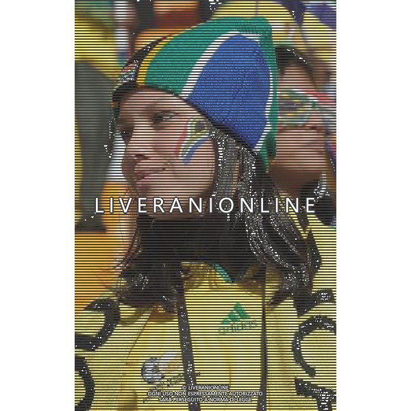 Fifa World Cup Sud Africa 2010 Match #1 Johannesburg (Soccer City Stadium) - 11.06.2010 Sud Africa-Messico Nella Foto:Tifosi /Ph.Vitez-Ag. Aldo Liverani