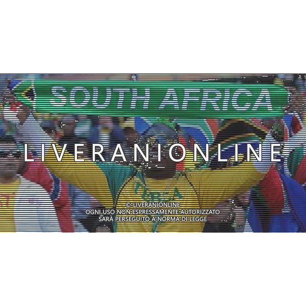 Fifa World Cup Sud Africa 2010 Match #1 Johannesburg (Soccer City Stadium) - 11.06.2010 Sud Africa-Messico Nella Foto:Tifosi /Ph.Vitez-Ag. Aldo Liverani