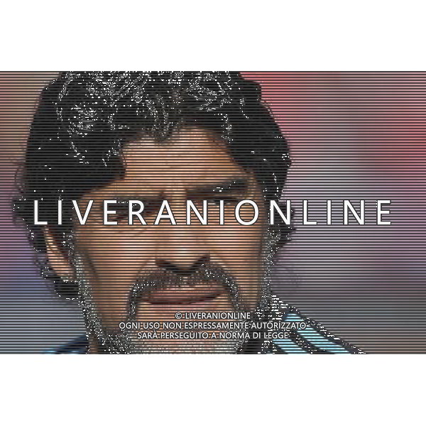 12.06.2010 Fussball, CALCIO WM 2010 Sudafrika, Weltmeisterschaft, 2010 FIFA WORLD CUP SOUTH AFRICA, Spiel 03, Match 03, ARG - NGA, Argentinia - Nigeria, Argentinien - Nigerien, nella foto Trainer Diego MARADONA ph firo/ AG ALDO LIVERANI SAS ITALY ONLY