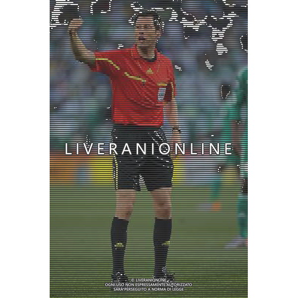 12/06/2010 CAMPIONATO DEL MONDO SUD AFRICA 2010 GARA 3 ARGENTINA-NIGERIA NELLA FOTO Wolfgang STARK AG FIROFOTO-AG ALDOL IVERANI-ONLY ITALY