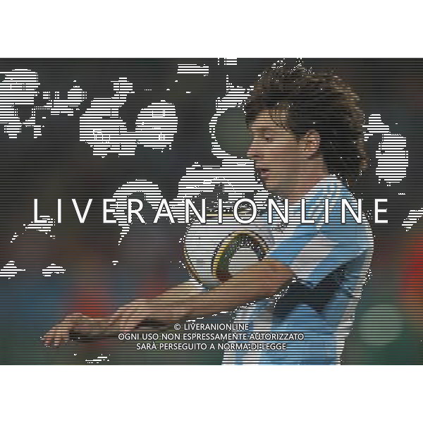 12/06/2010 CAMPIONATO DEL MONDO SUD AFRICA 2010 GARA 3 ARGENTINA-NIGERIA NELLA FOTO Lionel MESSI AG FIROFOTO-AG ALDOL IVERANI-ONLY ITALY