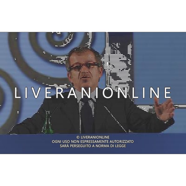 MILANO 14/6/2010 AUDITORIUM DEL CONSERVATORIO VIA CONSERVATORIO ASSEMBLEA ASSOLOMBARDA 2010 NELLA FOTO ROBERTO MARONI MINISTRO DELL\' INTERNO FOTO ROMANO/AG ALDO LIVERANI