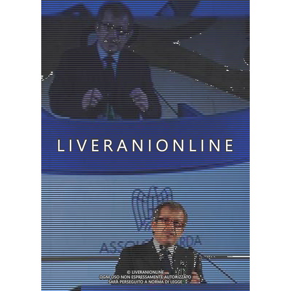 MILANO 14/6/2010 AUDITORIUM DEL CONSERVATORIO VIA CONSERVATORIO ASSEMBLEA ASSOLOMBARDA 2010 NELLA FOTO ROBERTO MARONI MINISTRO DELL\' INTERNO FOTO ROMANO/AG ALDO LIVERANI