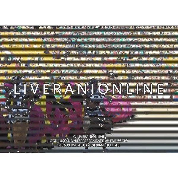 (100611) -- JOHANNESBURG, June 11, 2010 () -- Picture taken on June 11, 2010 shows the opening ceremony of the 2010 FIFA World Cup at Soccer City stadium in Soweto, suburban Johannesburg. (/Guo Yong) (ljq) ©Photoshot/Agenzia Aldo Liverani Sas - ITALY ONLY: CERIMONIA D\'INAUGURAZIONE E APERTURA DEL FIFA WORLD CUP CAMPIONATI MONDIALI SUD AFRICA 2010