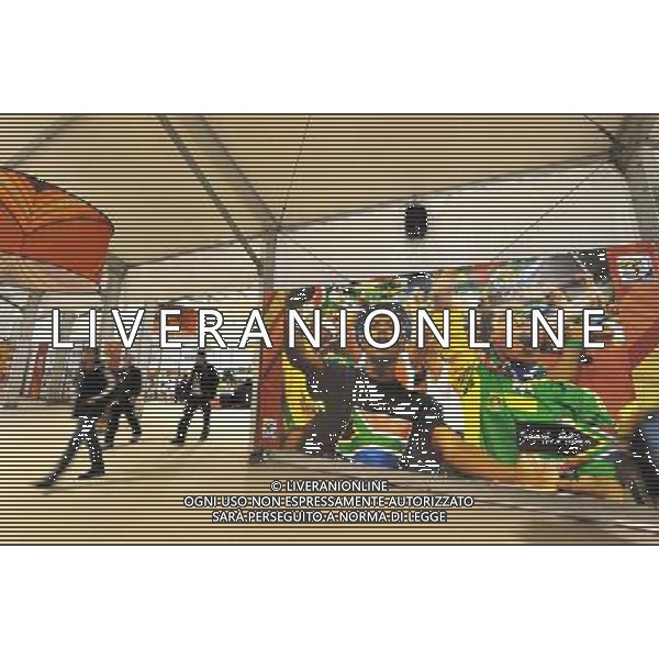 (100611) -- JOHANNESBURG, June 11, 2010 () -- Journalist walk past a wall with a World Cup poster at the press center in the Soccer City stadium in Johannesburg, South Africa, June 11, 2010. The opening ceremony of the 2010 FIFA football World Cup will be held in Johannesburg on June 11. (/Xu Suhui)(txy/) ©Photoshot/Agenzia Aldo Liverani Sas - ITALY ONLY: CERIMONIA D\'INAUGURAZIONE E APERTURA DEL FIFA WORLD CUP CAMPIONATI MONDIALI SUD AFRICA 2010