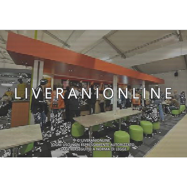 (100611) -- JOHANNESBURG, June 11, 2010 () -- The picture shows the cafe bar at the press center in the Soccer City stadium in Johannesburg, South Africa, June 11, 2010. The opening ceremony of the 2010 FIFA football World Cup will be held in Johannesburg on June 11. (/Xu Suhui)(txy/) ©Photoshot/Agenzia Aldo Liverani Sas - ITALY ONLY: CERIMONIA D\'INAUGURAZIONE E APERTURA DEL FIFA WORLD CUP CAMPIONATI MONDIALI SUD AFRICA 2010