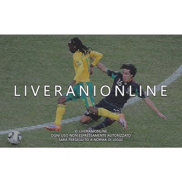 (100611) -- JOHANNESBURG, June 11, 2010 () -- South Africa\'s Reneilwe Letsholonyane (L) vies with Mexico\'s Efrain Juarez during a group A match of the 2010 FIFA World Cup at Soccer City stadium in Soweto, suburban Johannesburg, on June 11, 2010. The match ended with a 1-1 tie. (/Li Ga) (ly) ©Photoshot/Agenzia Aldo Liverani Sas - ITALY ONLY: SUDAFRICA - MESSICO FIFA WORLD CUP CAMPIONATI MONDIALI SUD AFRICA 2010