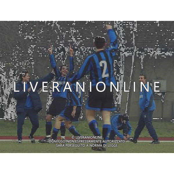 BRESSO (MI) 27/1/2004 INTER-SALERNITANA COPPA ITALIA PRIMAVERA 2003/2004 NELLA FOTO ESULTANZA DOPO L\' 1-0 * FOTO MARIO ROMANO/AG ALDO LIVERANI