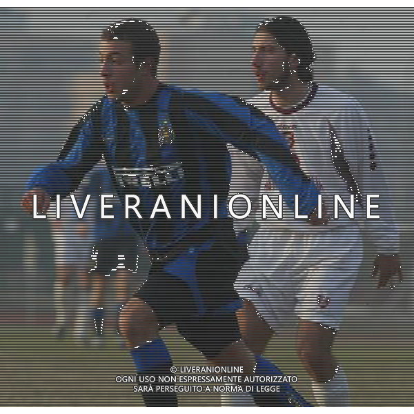 BRESSO (MI) 27/1/2004 INTER-SALERNITANA COPPA ITALIA PRIMAVERA 2003/2004 NELLA FOTO OMAR LARIBI* FOTO MARIO ROMANO/AG ALDO LIVERANI