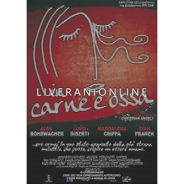 FILM In carne e ossa 2010 NELLA FOTO locandina AG ALDO LIVERANI