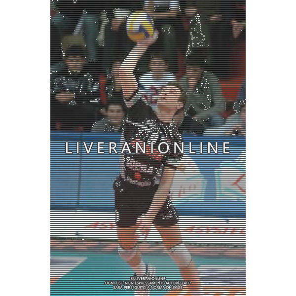 PIACENZA 28/01/04 QUARTI DI FINALE COPPA CEV DI PALLAVOLO COPRASYSTEL PIACENZA-DINAMO MOSCA nella foto grbic nikola* Ph gigi arcaini/ag.aldo liverani