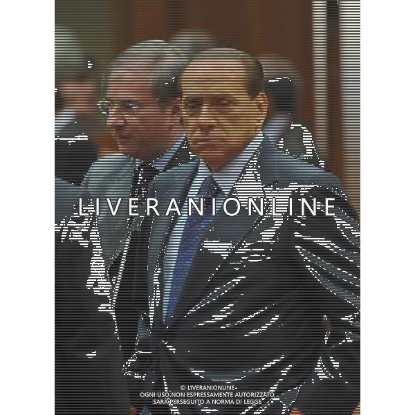 (100617) -- BRUSSELS, June 17, 2010 -- Italian Prime Minister Silvio Berlusconi attends the European Union (EU) summit in Brussels June 17, 2010. Wu Wei) (nxl) ©Photoshot/Agenzia Aldo Liverani Sas - ITALY ONLY - Bruxelles: Vertice dei Leaders dell\'Unione Europea (UE) per adottare formalmente nuova strategia per la crescita e l\'occupazione per i prossimi 10 anni