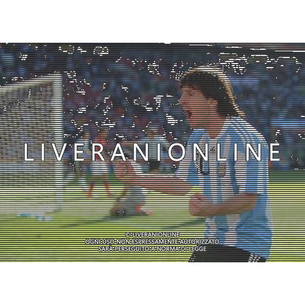 (100617) -- JOHANNESBURG, June 17, 2010 -- Argentina\'s Lionel Messi celebrates during a 2010 World Cup Group B match between Argentina and South Korea at the Soccer City stadium in Soweto, suburban Johannesburg, South Africa, on June 17, 2010. Guo Yong) (ljq) ©Photoshot/Agenzia Aldo Liverani Sas - ITALY ONLY - ARGENTINA - COREA DEL SUD FIFA WORLD CUP CAMPIONATI MONDIALI SUD AFRICA 2010