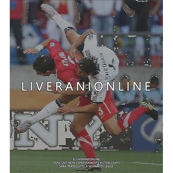 calcio 18.06.2010 fifa world cup 2010 germania serbia 2010 FIFA WORLD CUP SOUTH AFRICA, girone d Match 21, GER-SRB, Germany-Serbia, Deutschland-Serbien, nella foto kolarov khedira ph FIRO/ag aldo liverani sas only italy 
