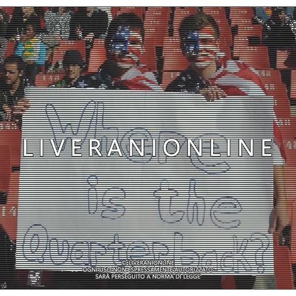 18/06/2010 johannesburg sudafrica world cup fifa 2010 SUDAFRICA CALCIO SPORT GRUPPO C: SLOVENIA - STATI UNITI MATCH 22 nella foto tifosi ph Vitez/AG ALDO LIVERANI SAS