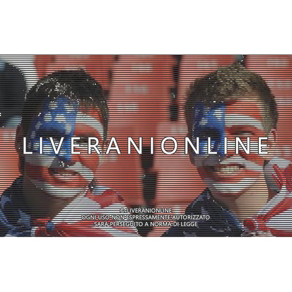 18/06/2010 johannesburg sudafrica world cup fifa 2010 SUDAFRICA CALCIO SPORT GRUPPO C: SLOVENIA - STATI UNITI MATCH 22 nella foto tifosi ph Vitez/AG ALDO LIVERANI SAS