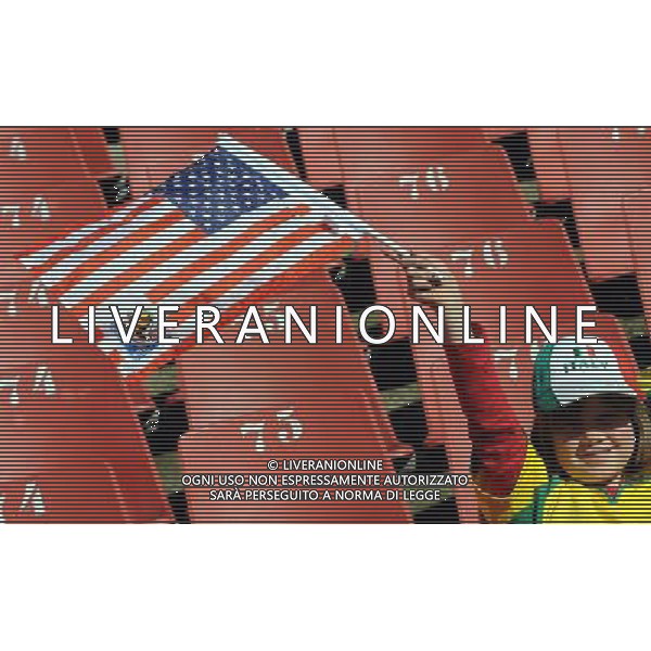 18/06/2010 johannesburg sudafrica world cup fifa 2010 SUDAFRICA CALCIO SPORT GRUPPO C: SLOVENIA - STATI UNITI MATCH 22 nella foto tifosi ph Vitez/AG ALDO LIVERANI SAS