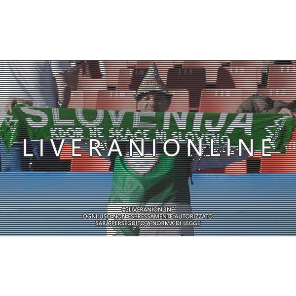 18/06/2010 johannesburg sudafrica world cup fifa 2010 SUDAFRICA CALCIO SPORT GRUPPO C: SLOVENIA - STATI UNITI MATCH 22 nella foto tifosi SLOVENIA ph Vitez/AG ALDO LIVERANI SAS