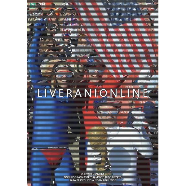 18/06/2010 johannesburg sudafrica world cup fifa 2010 SUDAFRICA CALCIO SPORT GRUPPO C: SLOVENIA - STATI UNITI MATCH 22 nella foto tifosi ph Vitez/AG ALDO LIVERANI SAS