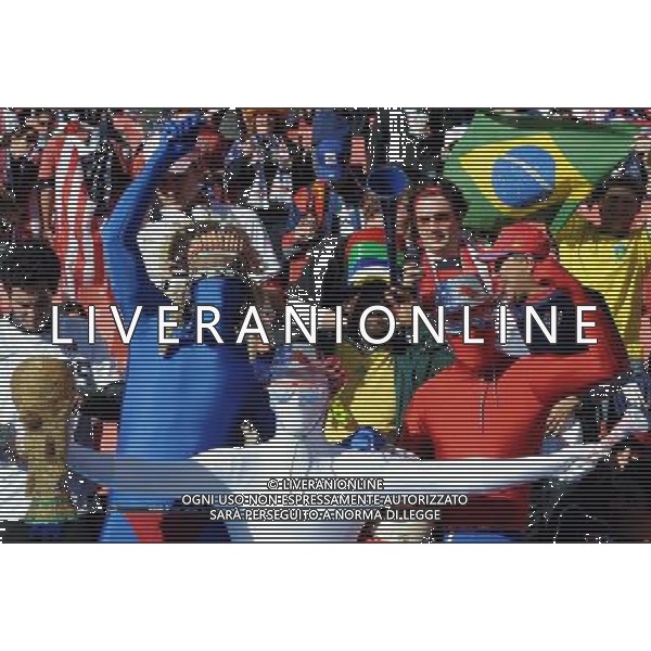 18/06/2010 johannesburg sudafrica world cup fifa 2010 SUDAFRICA CALCIO SPORT GRUPPO C: SLOVENIA - STATI UNITI MATCH 22 nella foto tifosi ph Vitez/AG ALDO LIVERANI SAS