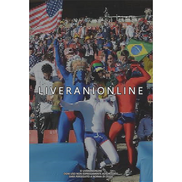 18/06/2010 johannesburg sudafrica world cup fifa 2010 SUDAFRICA CALCIO SPORT GRUPPO C: SLOVENIA - STATI UNITI MATCH 22 nella foto tifosi ph Vitez/AG ALDO LIVERANI SAS