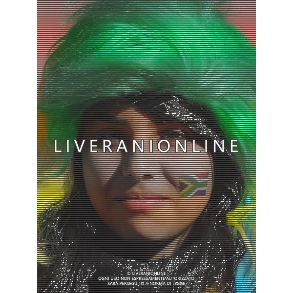 18/06/2010 johannesburg sudafrica world cup fifa 2010 SUDAFRICA CALCIO SPORT GRUPPO C: SLOVENIA - STATI UNITI MATCH 22 nella foto tifosi ph Vitez/AG ALDO LIVERANI SAS