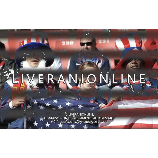 18/06/2010 johannesburg sudafrica world cup fifa 2010 SUDAFRICA CALCIO SPORT GRUPPO C: SLOVENIA - STATI UNITI MATCH 22 nella foto tifosi ph Vitez/AG ALDO LIVERANI SAS