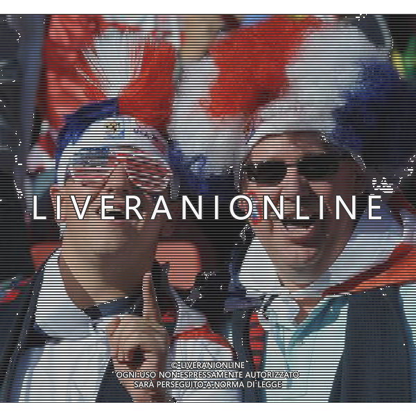 18/06/2010 johannesburg sudafrica world cup fifa 2010 SUDAFRICA CALCIO SPORT GRUPPO C: SLOVENIA - STATI UNITI MATCH 22 nella foto tifosi ph Vitez/AG ALDO LIVERANI SAS