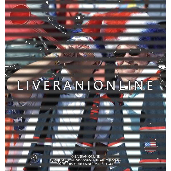 18/06/2010 johannesburg sudafrica world cup fifa 2010 SUDAFRICA CALCIO SPORT GRUPPO C: SLOVENIA - STATI UNITI MATCH 22 nella foto tifosi ph Vitez/AG ALDO LIVERANI SAS