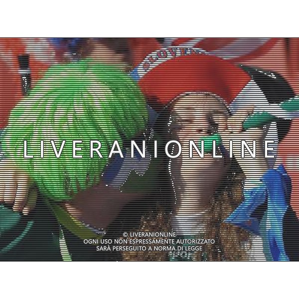 18/06/2010 johannesburg sudafrica world cup fifa 2010 SUDAFRICA CALCIO SPORT GRUPPO C: SLOVENIA - STATI UNITI MATCH 22 nella foto tifosi ph Vitez/AG ALDO LIVERANI SAS