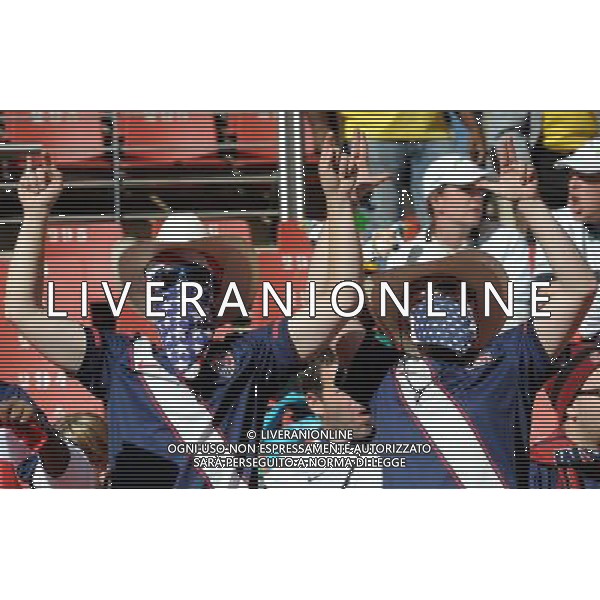 18/06/2010 johannesburg sudafrica world cup fifa 2010 SUDAFRICA CALCIO SPORT GRUPPO C: SLOVENIA - STATI UNITI MATCH 22 nella foto tifosi ph Vitez/AG ALDO LIVERANI SAS