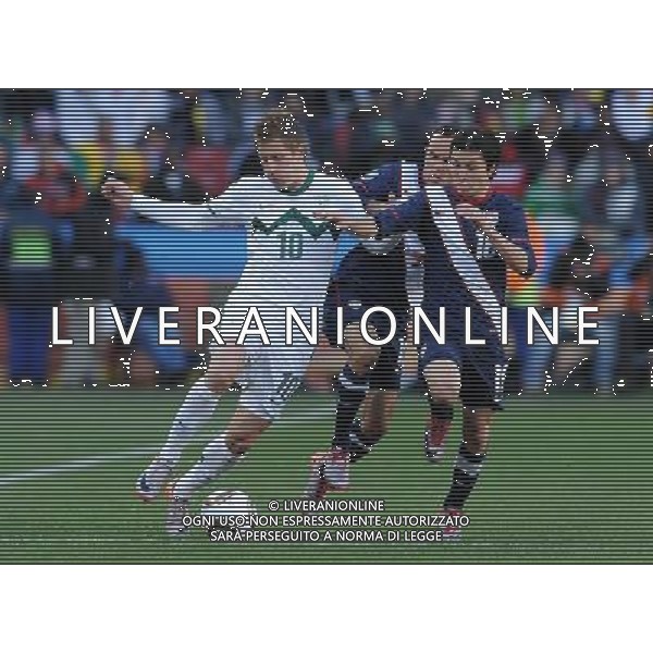 Fifa World Cup Sud Africa 2010 Match #22 Johannesburg (Ellis Park Stadium) - 18.06.2010 Slovenia-USA Nella Foto:birsa-donovan-torres /Ph.Vitez-Ag. Aldo Liverani