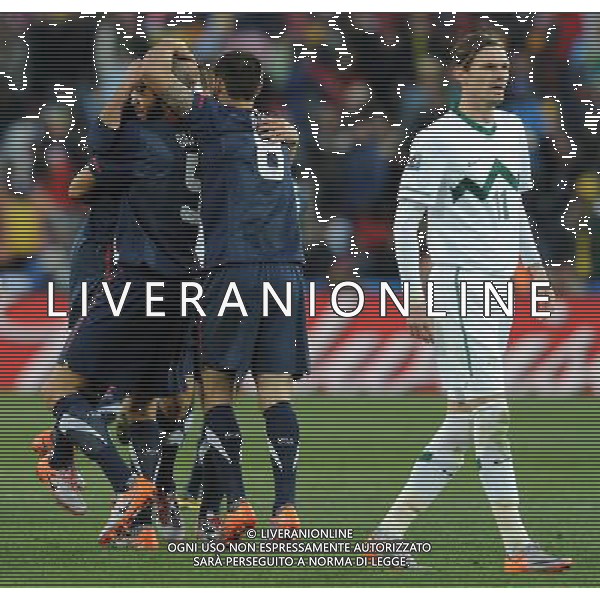 Fifa World Cup Sud Africa 2010 Match #22 Johannesburg (Ellis Park Stadium) - 18.06.2010 Slovenia-USA Nella Foto:ESULTANZA USA /Ph.Vitez-Ag. Aldo Liverani