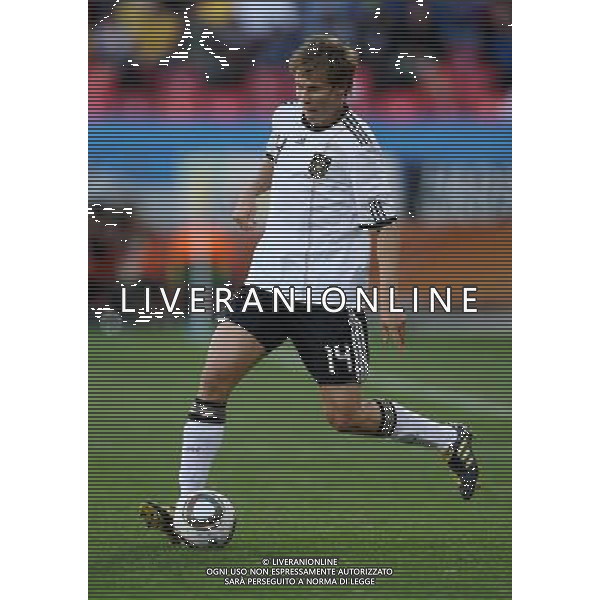 CALCIO SPORT 18.06.2010 WM 2010 Sudafrika 2010 FIFA WORLD CUP SOUTH AFRICA, Spiel 21, Match 21, germania serbia GER-SRB, Germany-Serbia, Deutschland-Serbien, 0:1 nella foto Holger BADSTUBER ph firo/ AG ALDO LIVERANI SAS ONLY ITALY