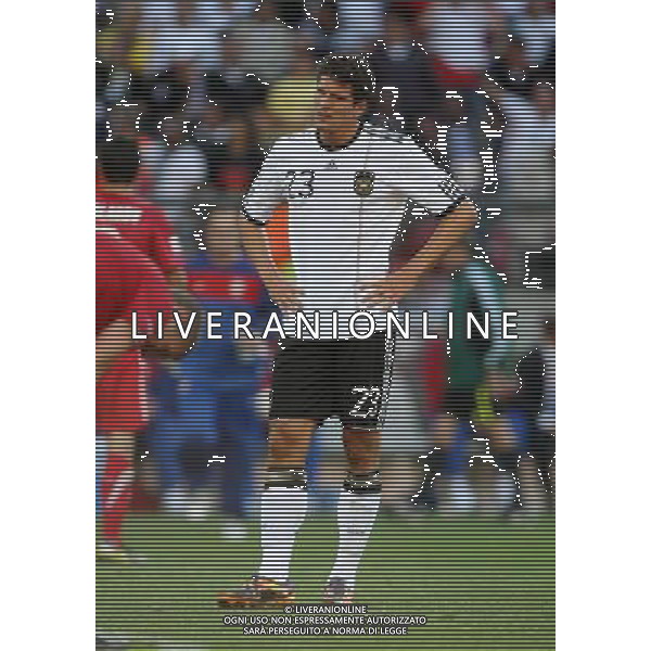 CALCIO SPORT 18.06.2010 WM 2010 Sudafrika 2010 FIFA WORLD CUP SOUTH AFRICA, Spiel 21, Match 21, germania serbia GER-SRB, Germany-Serbia, Deutschland-Serbien, 0:1 nella foto Mario GOMEZ ph firo/ AG ALDO LIVERANI SAS ONLY ITALY