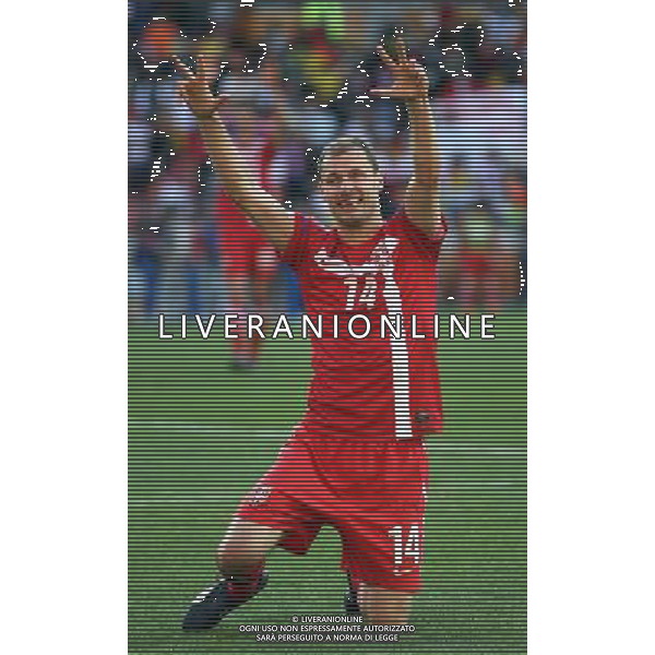 CALCIO SPORT 18.06.2010 WM 2010 Sudafrika 2010 FIFA WORLD CUP SOUTH AFRICA, Spiel 21, Match 21, germania serbia GER-SRB, Germany-Serbia, Deutschland-Serbien, 0:1 nella foto Milan JOVANOVIC ph firo/ AG ALDO LIVERANI SAS ONLY ITALY