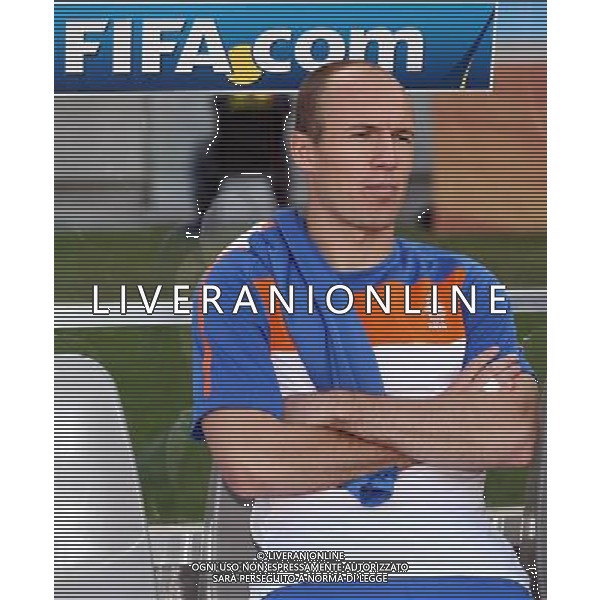 CALCIO SPORT 19.06.2010 coppa del mondo WM 2010 Sudafrica olanda giappone 2010 FIFA WORLD CUP SOUTH AFRICA, Match 25, NED-JPN, Netherlands-Japan, Niederlande, Holland-Japan, nella foto Arjen ROBBEN ph firo/ AG ALDO LIVERANI SAS ITALY ONLY