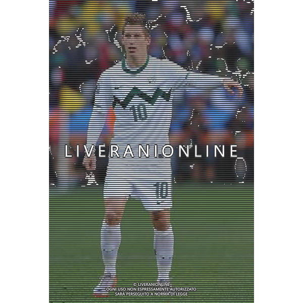 Fifa World Cup Sud Africa 2010 Match #22 Johannesburg (Ellis Park Stadium) - 18.06.2010 Slovenia-USA Nella Foto:Valter BIRSA /Ph.Vitez-Ag. Aldo Liverani