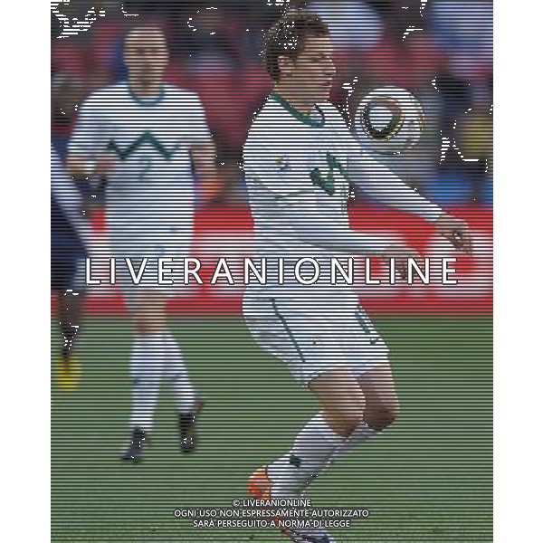 Fifa World Cup Sud Africa 2010 Match #22 Johannesburg (Ellis Park Stadium) - 18.06.2010 Slovenia-USA Nella Foto:Valter BIRSA /Ph.Vitez-Ag. Aldo Liverani