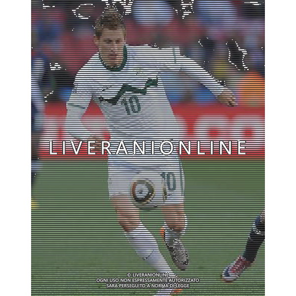 Fifa World Cup Sud Africa 2010 Match #22 Johannesburg (Ellis Park Stadium) - 18.06.2010 Slovenia-USA Nella Foto:Valter BIRSA /Ph.Vitez-Ag. Aldo Liverani