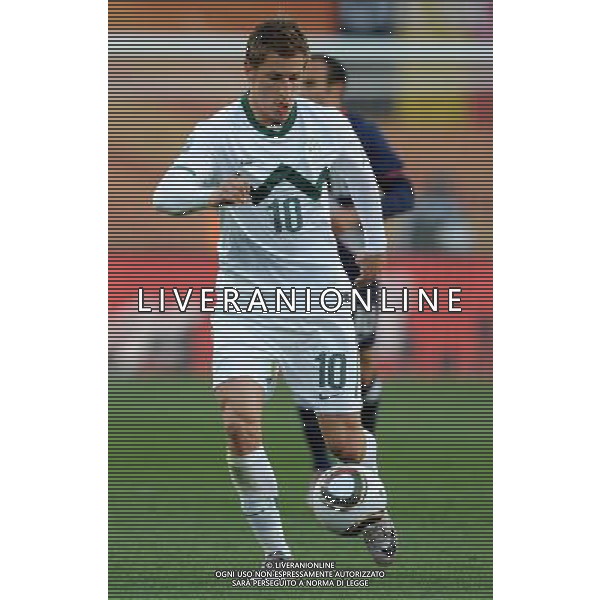 Fifa World Cup Sud Africa 2010 Match #22 Johannesburg (Ellis Park Stadium) - 18.06.2010 Slovenia-USA Nella Foto:Valter BIRSA /Ph.Vitez-Ag. Aldo Liverani