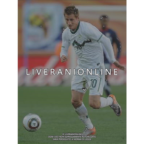 Fifa World Cup Sud Africa 2010 Match #22 Johannesburg (Ellis Park Stadium) - 18.06.2010 Slovenia-USA Nella Foto:Valter BIRSA /Ph.Vitez-Ag. Aldo Liverani