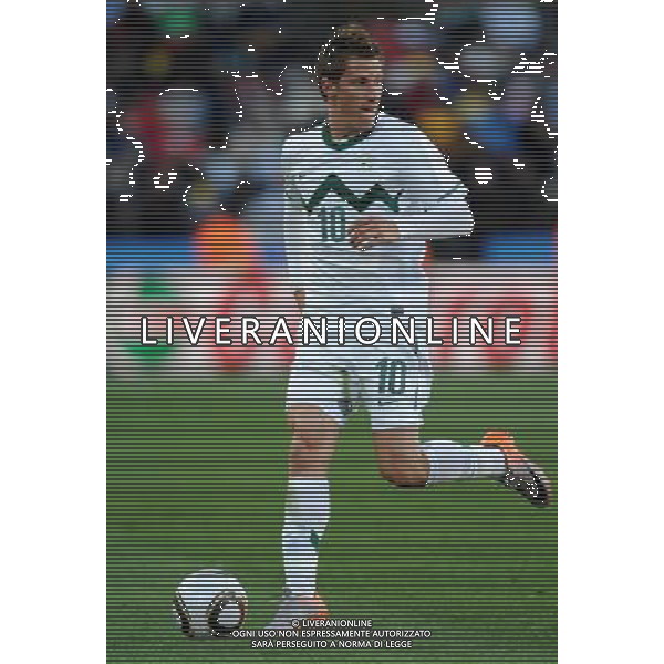 Fifa World Cup Sud Africa 2010 Match #22 Johannesburg (Ellis Park Stadium) - 18.06.2010 Slovenia-USA Nella Foto:Valter BIRSA /Ph.Vitez-Ag. Aldo Liverani